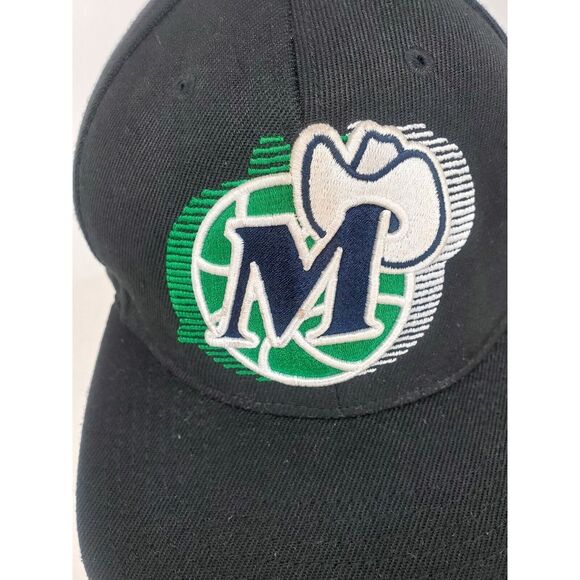 Men's Dallas Mavericks Black Mitchell & Ness NBA Basketball SnapBack‎ Hat - Picture 5 of 8